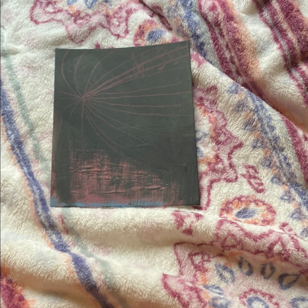 Abstract Black and Pink Art Print
